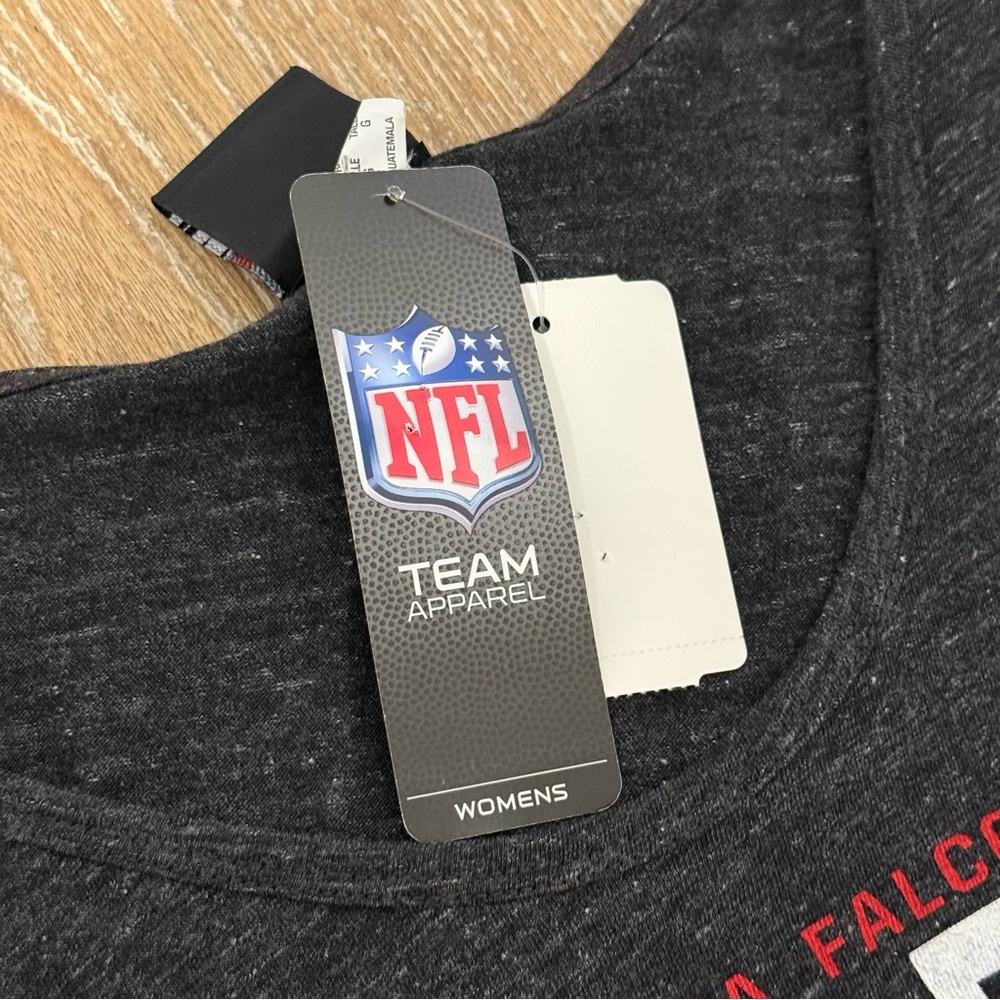 NWT NFL Apparel Atlanta Falcons Super Bowl 2016 Long Sleeve Shirt Women’s Large - Picture 5 of 10